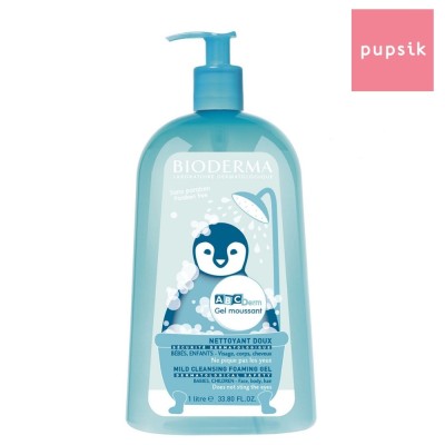 Bioderma ABCDerm沐浴露（凝胶慕斯），1L，有效期02/25